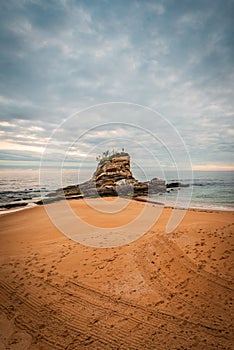 Camello Beach in Santander, Cantabria, Spain photo